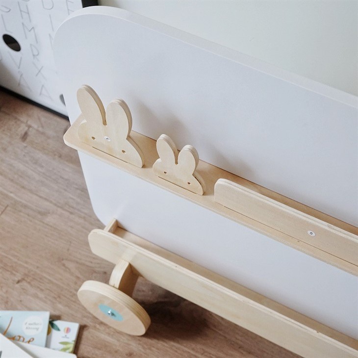 Bookshelf With Storage Bins